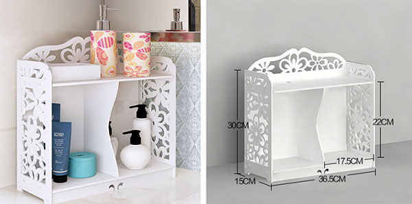 kệ hoa văn đựng đồ nhà tắm 01 giá rẻ